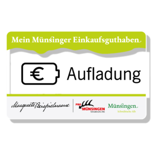 Einkaufsguthaben Münsingen Aufladung