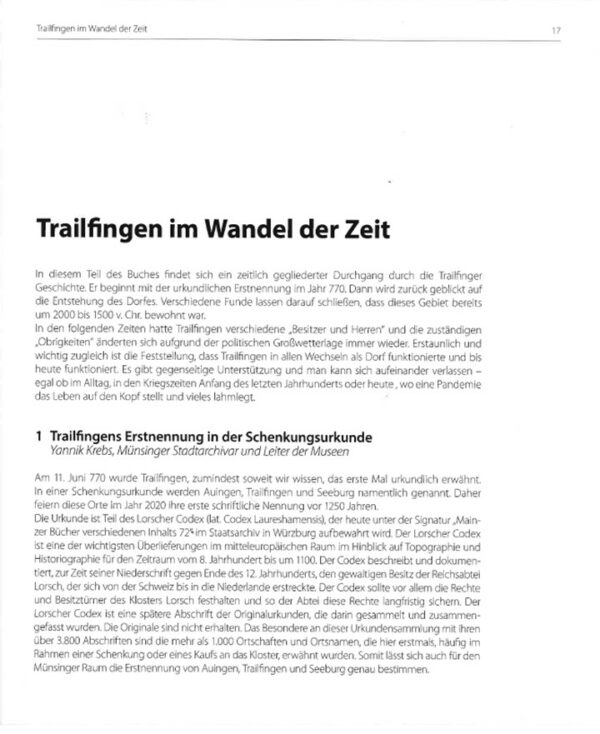BUCH: Heimatbuch Trailfingen – Bild 3