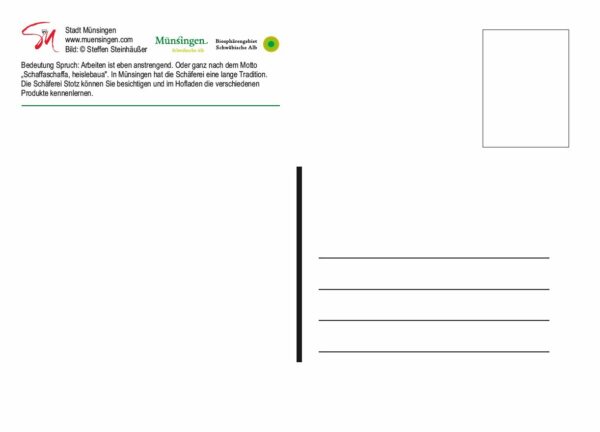 POSTKARTE: Schäferei – Bild 2
