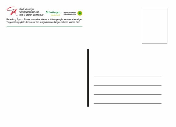 POSTKARTE: Ehemaliger Truppenübungsplatz – Bild 2