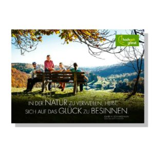 POSTKARTE: Gedankenspruch Natur